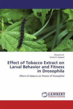 Effect of Tobacco Extract on Larval Behavior and Fitness in Drosophila