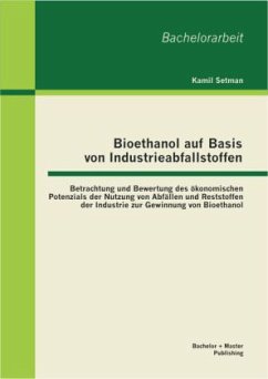 Bioethanol auf Basis von Industrieabfallstoffen: Betrachtung und Bewertung des ökonomischen Potenzials der Nutzung von Abfällen und Reststoffen der Industrie zur Gewinnung von Bioethanol - Setman, Kamil