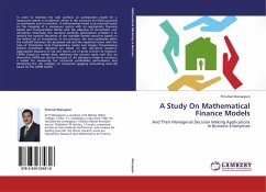 A Study On Mathematical Finance Models - Mariappan, Perumal