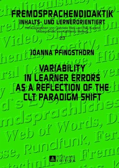 Variability in Learner Errors as a Reflection of the CLT Paradigm Shift - Pfingsthorn, Joanna