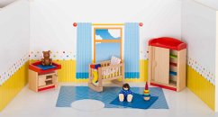 Goki 51905 - Puppenmöbel Kinderzimmer
