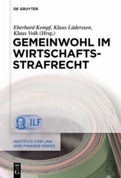 Gemeinwohl im Wirtschaftsstrafrecht