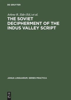 The Soviet Decipherment of the Indus Valley Script