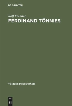 Ferdinand Tönnies - Tönnies, Ferdinand