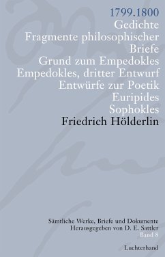 Sämtliche Werke, Briefe und Dokumente. Band 8 (eBook, ePUB) - Hölderlin, Friedrich