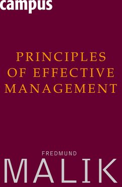 Principles of Effective Management (eBook, ePUB) - Malik, Fredmund