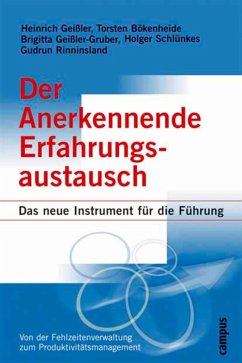 Der Anerkennende Erfahrungsaustausch (eBook, PDF) - Geißler, Heinrich; Geißler-Gruber, Brigitta; Bökenheide, Torsten; Rinninsland, Gudrun; Schlünkes, Holger