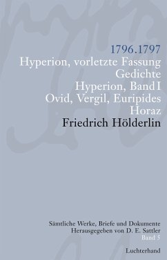 Sämtliche Werke, Briefe und Dokumente. Band 5 (eBook, ePUB) - Hölderlin, Friedrich