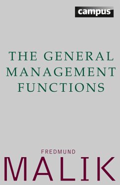 The General Management Functions (eBook, ePUB) - Malik, Fredmund
