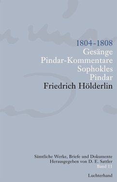 Sämtliche Werke, Briefe und Dokumente. Band 11 (eBook, ePUB) - Hölderlin, Friedrich
