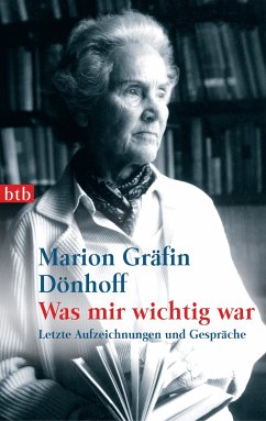 Was mir wichtig war (eBook, ePUB) - Dönhoff, Marion Gräfin