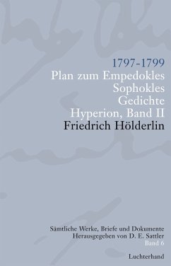 Sämtliche Werke, Briefe und Dokumente. Band 6 (eBook, ePUB) - Hölderlin, Friedrich