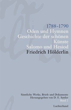 Sämtliche Werke, Briefe und Dokumente. Band 2 (eBook, ePUB) - Hölderlin, Friedrich