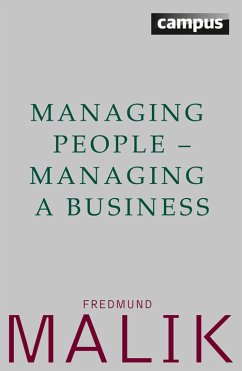 Managing People - Managing a Business (eBook, ePUB) - Malik, Fredmund