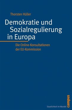 Demokratie und Sozialregulierung in Europa (eBook, PDF) - Hüller, Thorsten