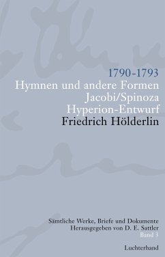 Sämtliche Werke, Briefe und Dokumente. Band 3 (eBook, ePUB) - Hölderlin, Friedrich