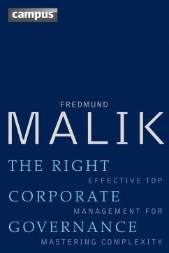 The Right Corporate Governance (eBook, ePUB) - Malik, Fredmund