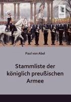 Stammliste der königlich preußischen Armee - Abel, Paul von