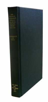 The Warden's Punishment Book of All Souls College, Oxford, 1601-1850 - Parens, Scott; Davis, John H R
