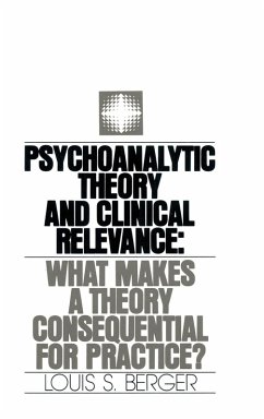 Cover Psychoanalytic Theory and Clinical Relevance