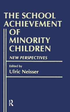 The School Achievement of Minority Children Cover The School Achievement of Minority Children