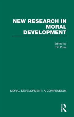 Cover New Research in Moral Development