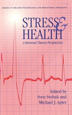 Stress And Health - Svebek, Sven; Apter, Michael J