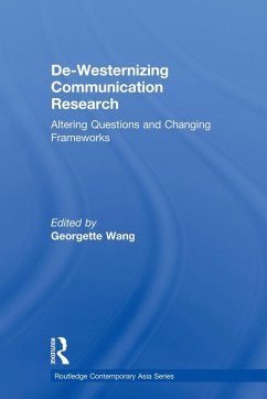 Cover De-Westernizing Communication Research