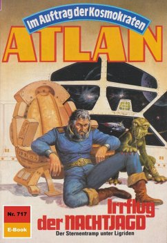 Cover Irrflug der NACHTJAGD (Heftroman) / Perry Rhodan - Atlan-Zyklus 