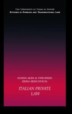 Italian Private Law - Alpa, Guido; Zeno-Zencovich, Vincenzo