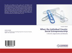 When the Individual Counts: Social Entrepreneurship