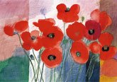 Mohnblumen 1 - Kunst-Faltkarten ohne Text (5 Stück) Mohnblumen 1 - Kunst-Faltkarten ohne Text (5 Stück)
