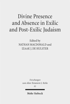 Cover Divine Presence and Absence in Exilic and Post-Exilic Judaism