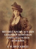 Mitteilungen aus den geheimen Memoiren einer deutschen Sängerin (eBook, ePUB)