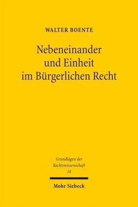 Nebeneinander und Einheit im Bürgerlichen Recht