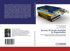 Sources Of Funds Available To Organisation - Attah Kumah, Emmanuel;Rajkumar, Daniel;Owusu-Bempah, Godfred