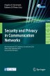 Security and Privacy in Communication... - Bild 1