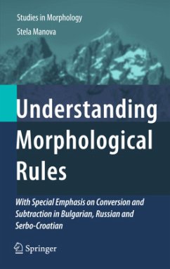 Understanding Morphological Rules - Manova, Stela