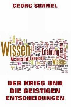Der Krieg und die geistigen Entscheidungen (eBook, ePUB) - Simmel, Georg