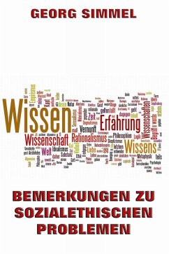 Bemerkung zu sozialethischen Problemen (eBook, ePUB) - Simmel, Georg