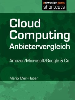 Cloud Computing Anbietervergleich (eBook, ePUB) - Meir-Huber, Mario