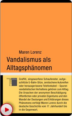 Vandalismus als Alltagsphänomen (eBook, PDF) - Lorenz, Maren