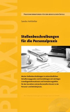Stellenbeschreibungen für die Personalpraxis (eBook, PDF) - Hofstetter, Sandra