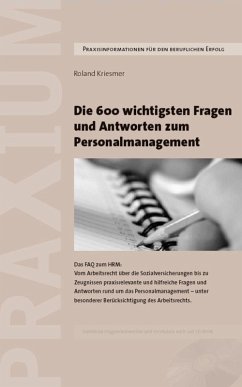 Cover Die 600 wichtigsten Fragen und Antworten zum Personalmanagement (eBook, ePUB)