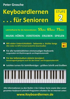 Keyboardlernen für Senioren (Stufe 2) - Grosche, Peter