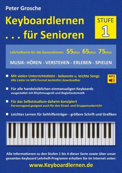 Keyboardlernen für Senioren (Stufe 1) - Grosche, Peter