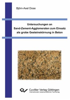 Untersuchungen an Sand-Zement-Agglomeraten zum Einsatz als grobe Gesteinskörnung in Beton - Dose, Björn-Axel