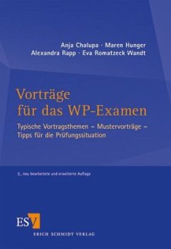 Vorträge für das WP-Examen