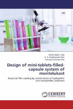 Design of mini-tablets-filled-capsule system of montelukast