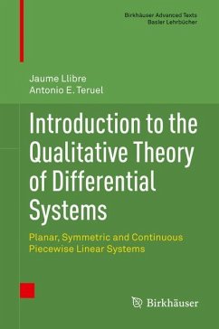 Introduction to the Qualitative Theory of Differential Systems - Llibre, Jaume;Teruel, Antonio E.